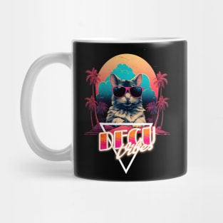 Retro Wave Degu Miami Vibes Mug